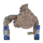 Febco LF825YA-QT-FS Lead-Free Angle RPZ Backflow Preventer 3/4 in. Flanged – Quarter-Turn + Flood Sensor (F683011)