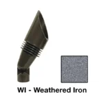 FX Luminaire FB-3LED-WI Up Light Weathered Iron (FB-3LED-WI)