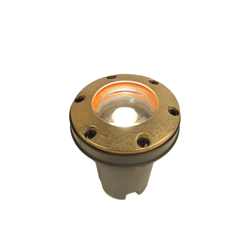 FX Luminaire FC-ZD-9LED-RG-BS Well Light Natural Brass (FC-ZD-9LED-RG-BS)