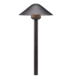 FX Luminaire CA Path Light 18" Riser Aluminum Black Finish 1.6W 2700K LED (CA-A-LED20W-18R-FB)