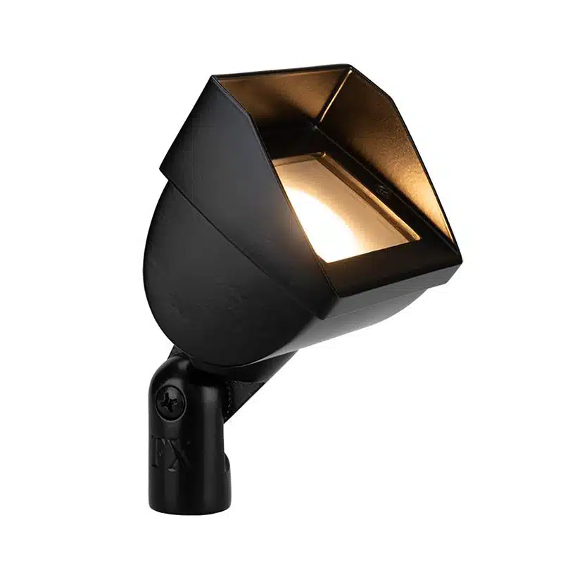 FX Luminaire Cora CW-51 4W MR16 2700K LED Wall Wash Light, Black (CW-51-LED20WFL-FB)