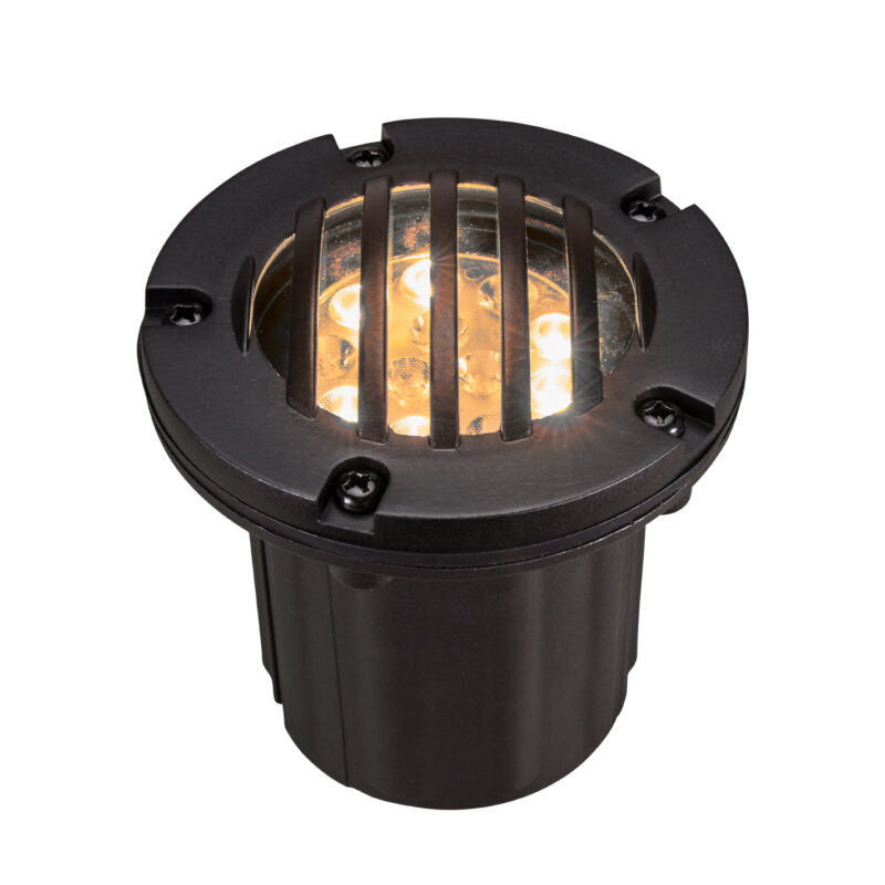 Alliance GL360 In-Grade Light, Flat Black (Premium Black Overcoat), No Lamp (GL360BLK)