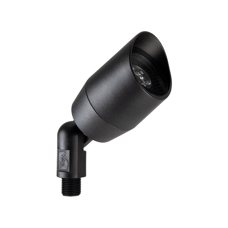 Vista 5006 black aluminum up light, no lamp