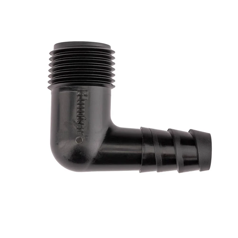 Hunter HSBE-050 1/2″ Male NPT x Spiral Barb Elbow — Bag of 50 (HSBE050)