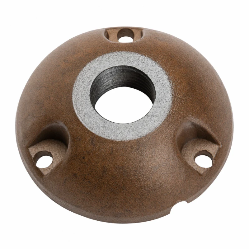Vista MC-150 Rust Round Base 12-Volt Canopy Mounting Bracket (MC-150-R)