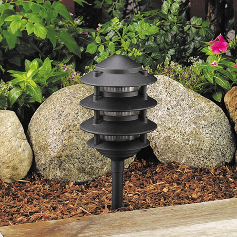 Vista Pro Lighting 6223 1.5W G4 LED Black Path Light (PR-6223-B-150-W-G4)