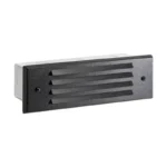 Vista 4246 9″ 1.5W Black Aluminum Louver Step Light (SL-4246-B-150-W-G4)