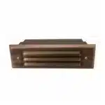 Unique Lighting Systems Voyager 5 Louver Step Light Weathered Brass No Lamp (VO5L-NL)