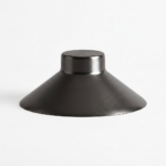 Alliance AL150 Area Light Hat Assembly, Aged Black Brass 6.25" (AL150-BLK)