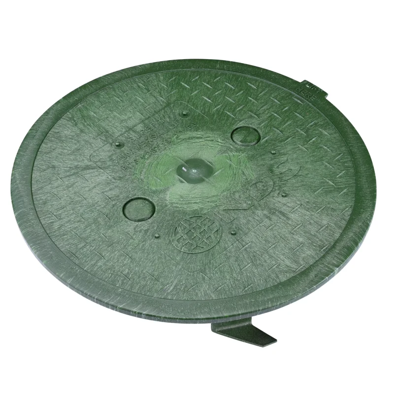 NDS SureFit Round Valve Box Cover for 10″ Boxes, Green (10RND-UC)