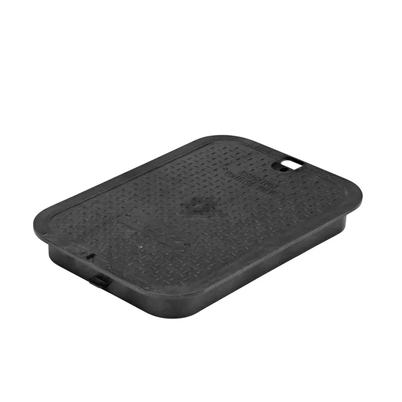 NDS Standard Rectangular Valve Box Cover 14″ x 19″ Polyolefin Black (113CB)