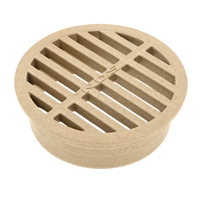 NDS 4 in. Round Drain Grate, Sand (13S)