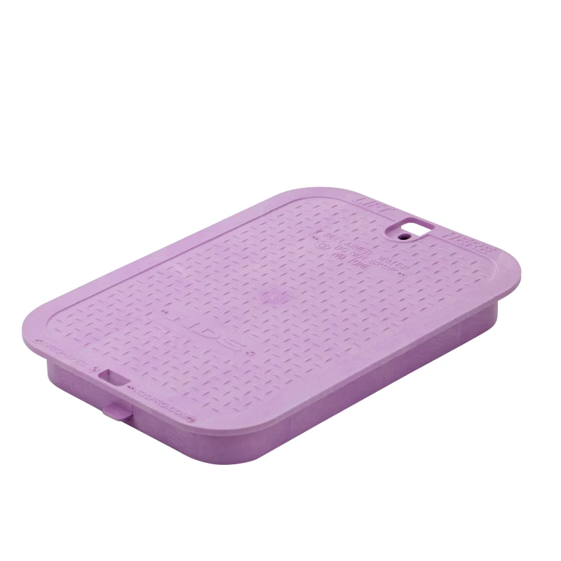 NDS Pro-Spec Rectangular Valve Box Cover 14″ x 19″ Purple Reclaimed (313CR)