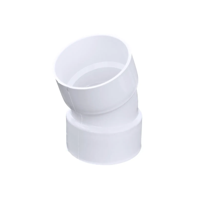 NDS PVC S&D 22.5 degree Elbow, 3 in. Hub X Hub (3P04)