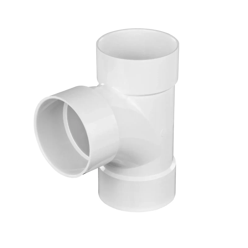 NDS PVC S&D Sanitary Tee, 3 in. Hub X Hub X Hub (3P09)