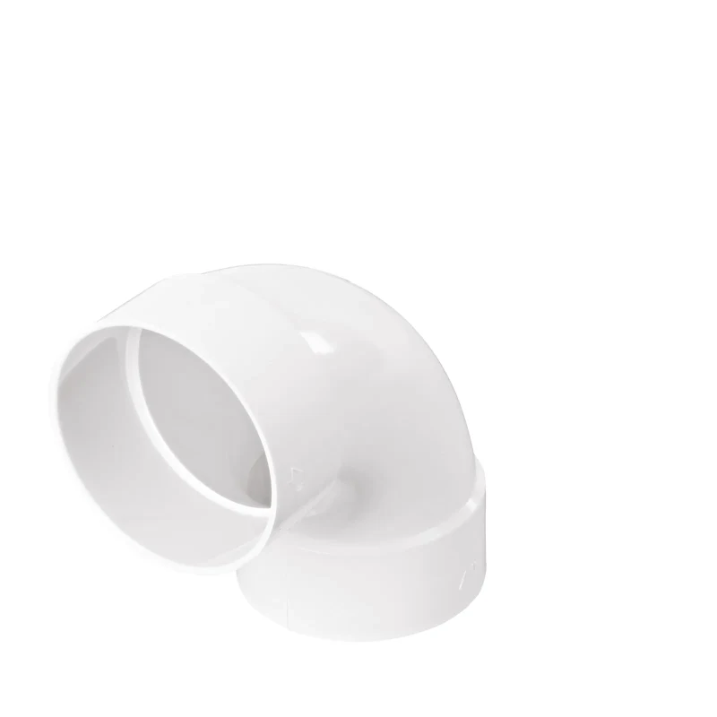 NDS PVC S&D 90 degree Long-Turn Elbow, 4 in. Hub X Hub (41P0)