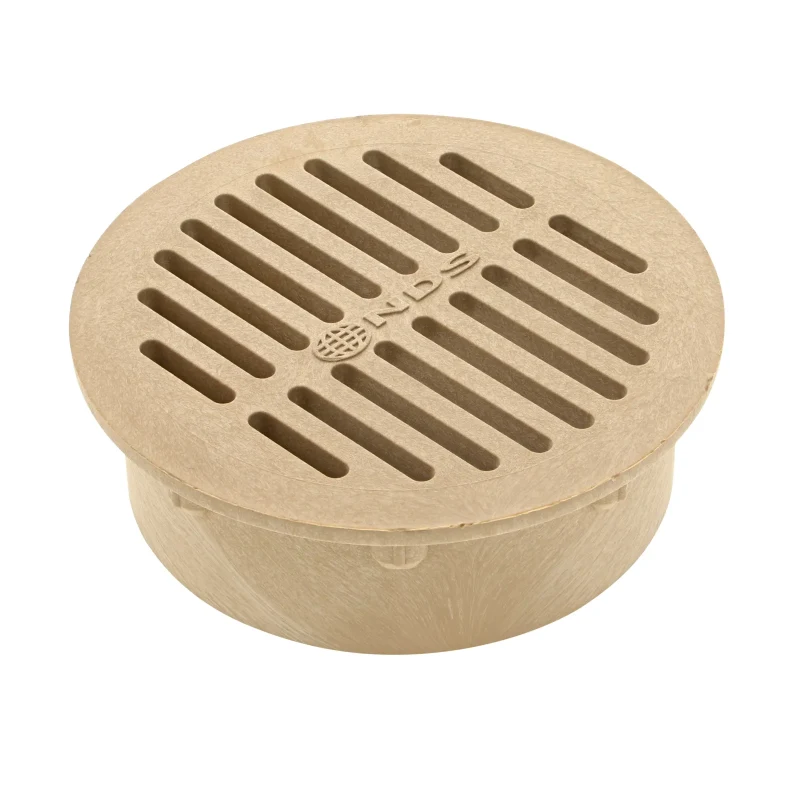 NDS 6 in. Round Drain Grate, Sand (60S)
