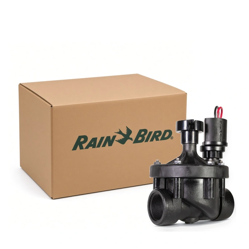Rain Bird 100-PESB-IVM 1 in. PESB scrubber valve with flow control and a preinstalled IVM-SOL, Case of 10 (B34213IVM-CASE)