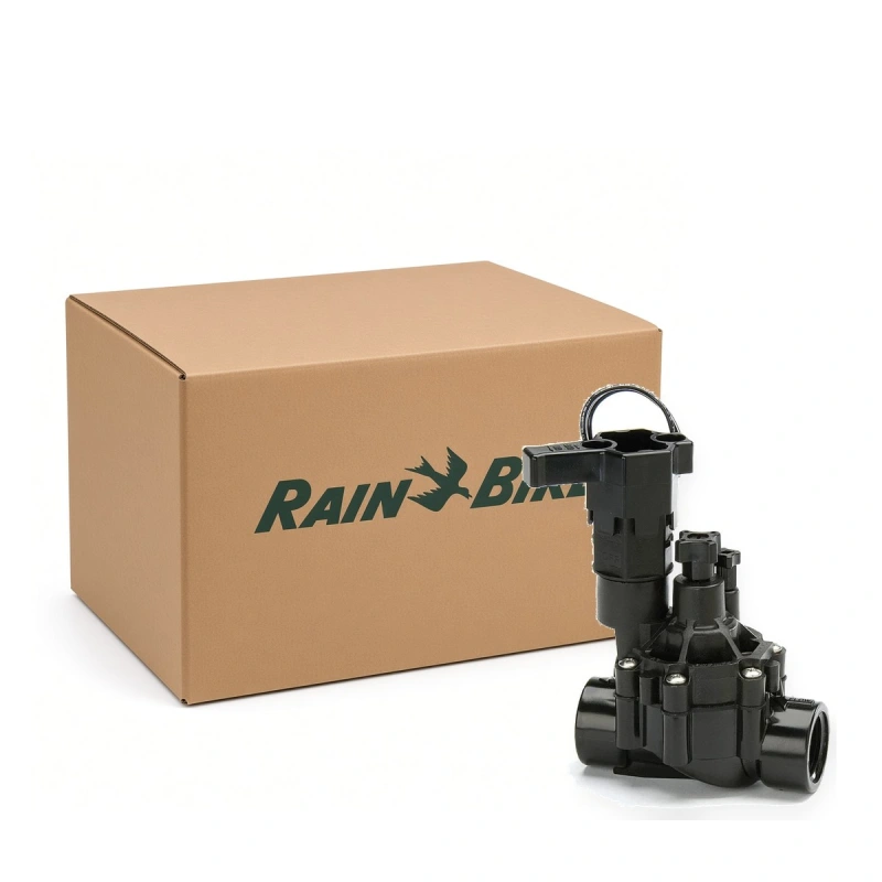Rain Bird 100-DVF 1 in. DVF inline valve with flow control and female NPT ports, Case of 20 (B72421-CASE)