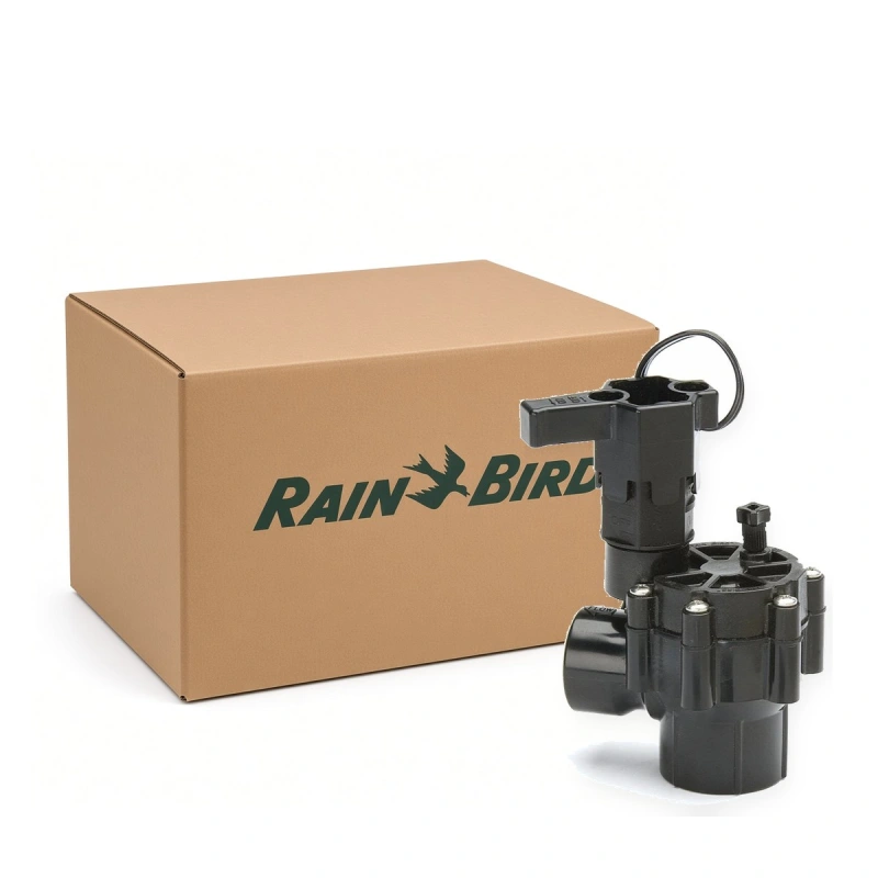Rain Bird 100-DV-A 1 in. DV angle valve with flow control and with female NPT ports, Case of 20 (B72500-CASE)