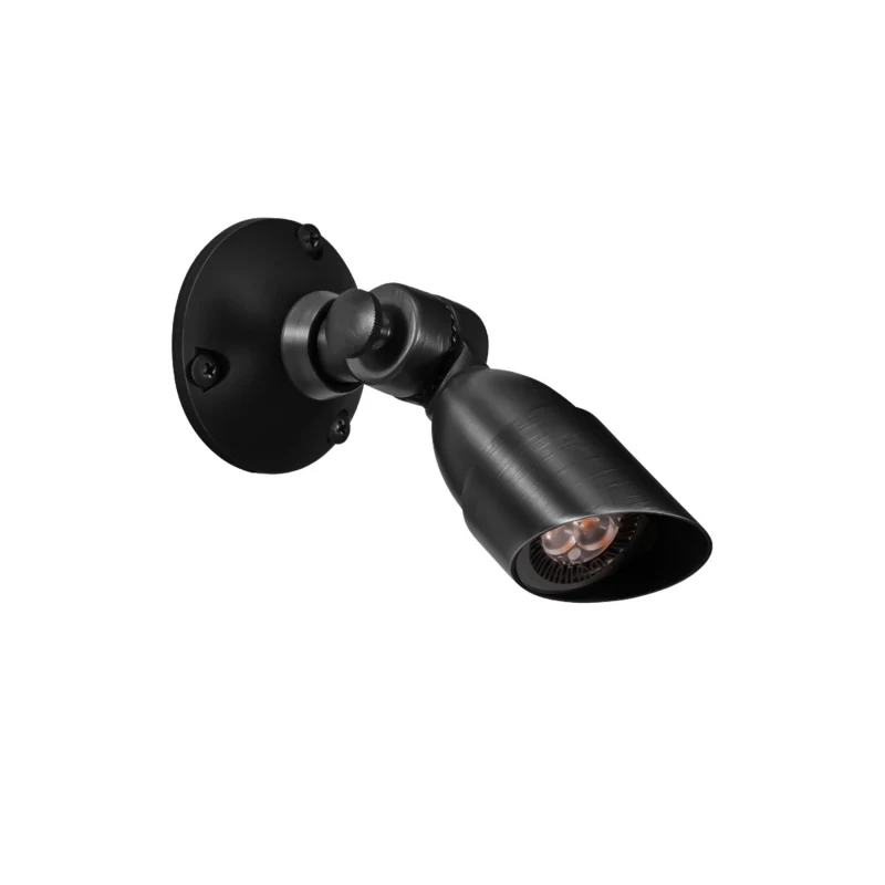 Alliance DL50 Small Brass Down Light, No Lamp, Premium Black (DL50-BLK)