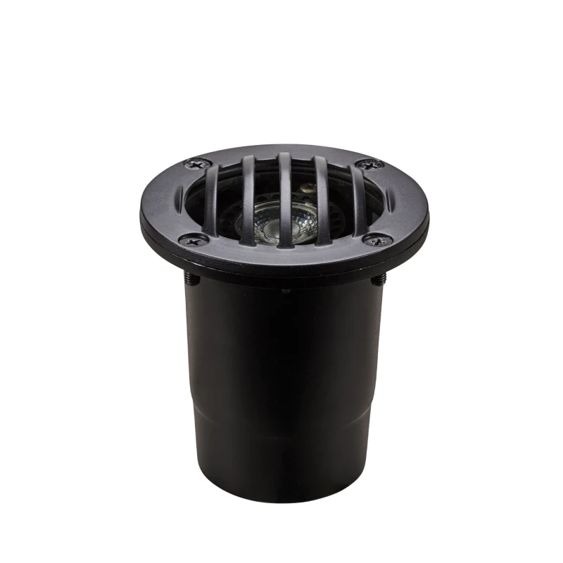 Alliance GL160 Brass In-Ground Well Light, No Lamp, Premium Black (GL160-BLK)