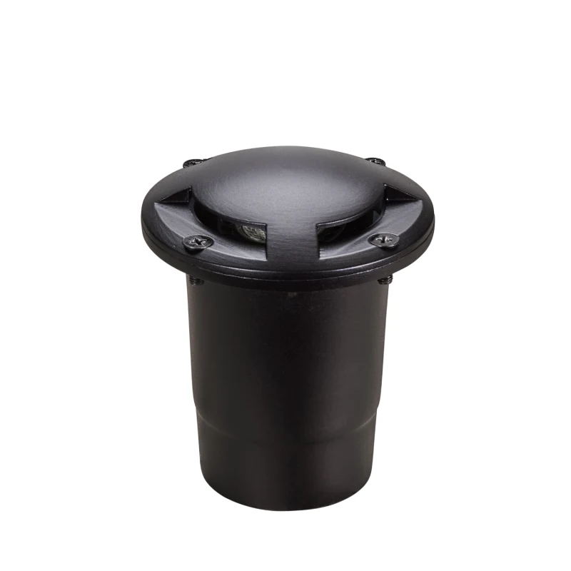 Alliance GL180 5W 2900K LED Brass In-Ground Well Light, Premium Black (GL180-LED5W-BLK)