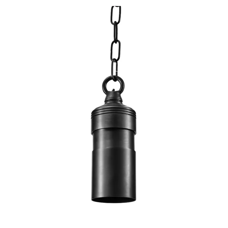 Alliance HL100 5W 2900K LED Brass Hanging Down Light with Frosted Lens, Premium Black (HL100-LED5W-BLK)