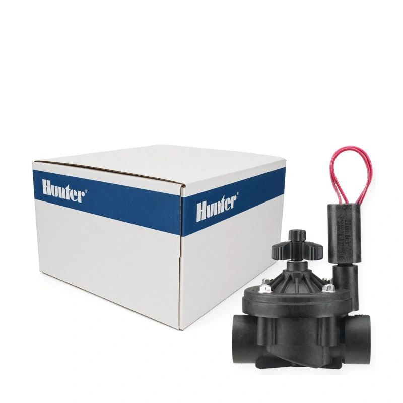 Hunter ICV-101G-FS 1 in. glass-filled nylon globe valve with flow control and factory Filter Sentry, Case of 12 (ICV101GFS-CASE)