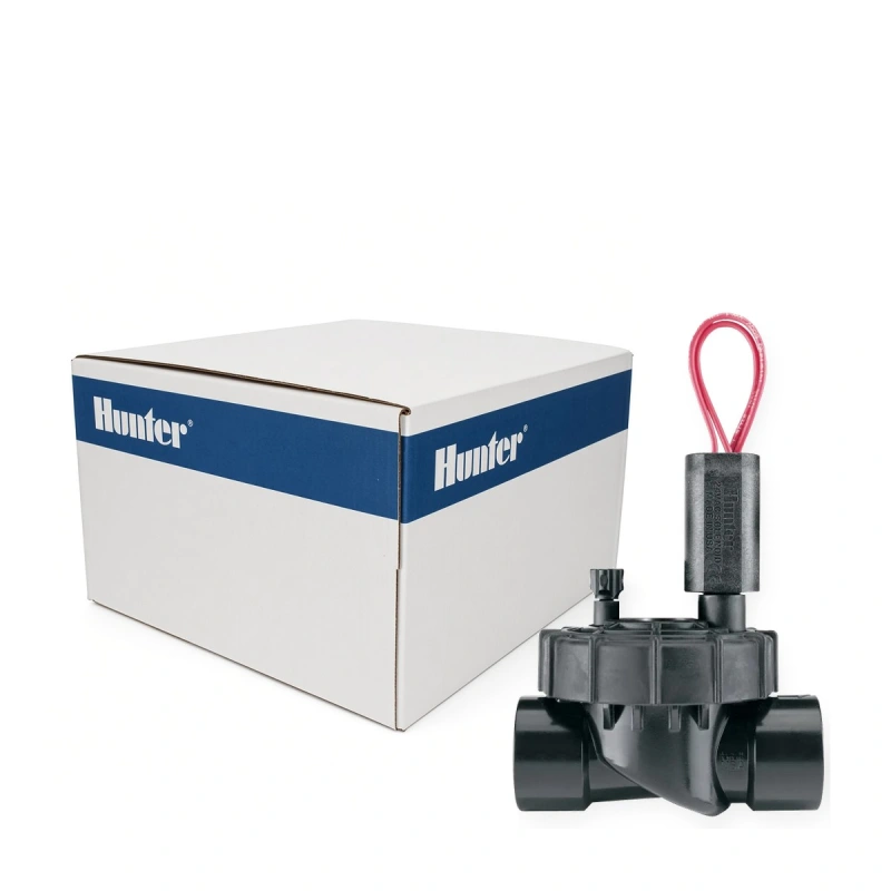 Hunter PGV-100-JT-MB-075 1 in. jar-top valve without flow control, male NPT inlet x 3/4 in. barb outlet, Case of 20 (PGV100JTMB075-CASE)