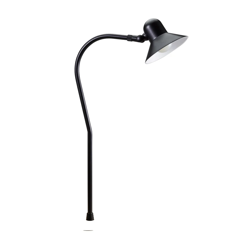 Alliance PL100-bt 19″ Bluetooth Path Light with Frosted Lens, Color Changing LED, Brass, Premium Black (PL100-bt-BLK)
